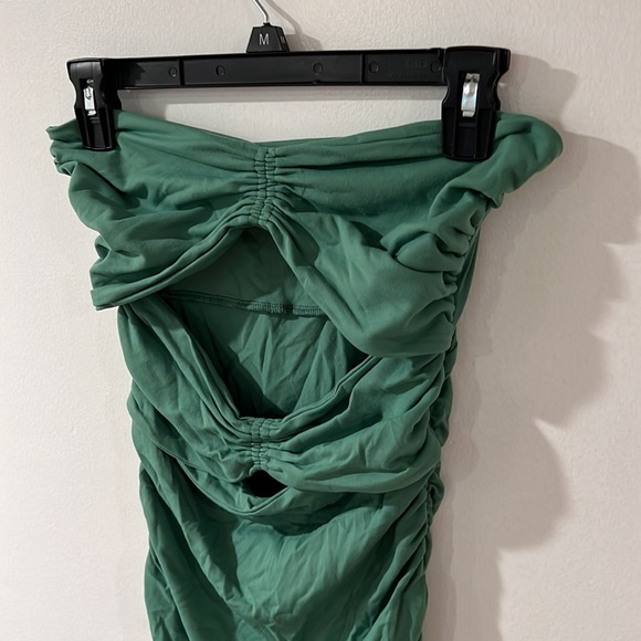 Susana Monaco Strapless Cut Out Gathered Dress - Picture 6 of 8